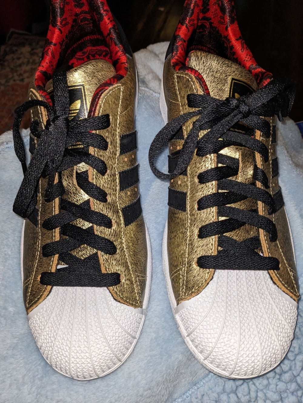 Adidas Superstar Chinese New Year Year of the Horse Gold Metallic Men’s 10 Rare